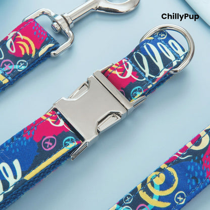 Graffiti Collar and Lead set